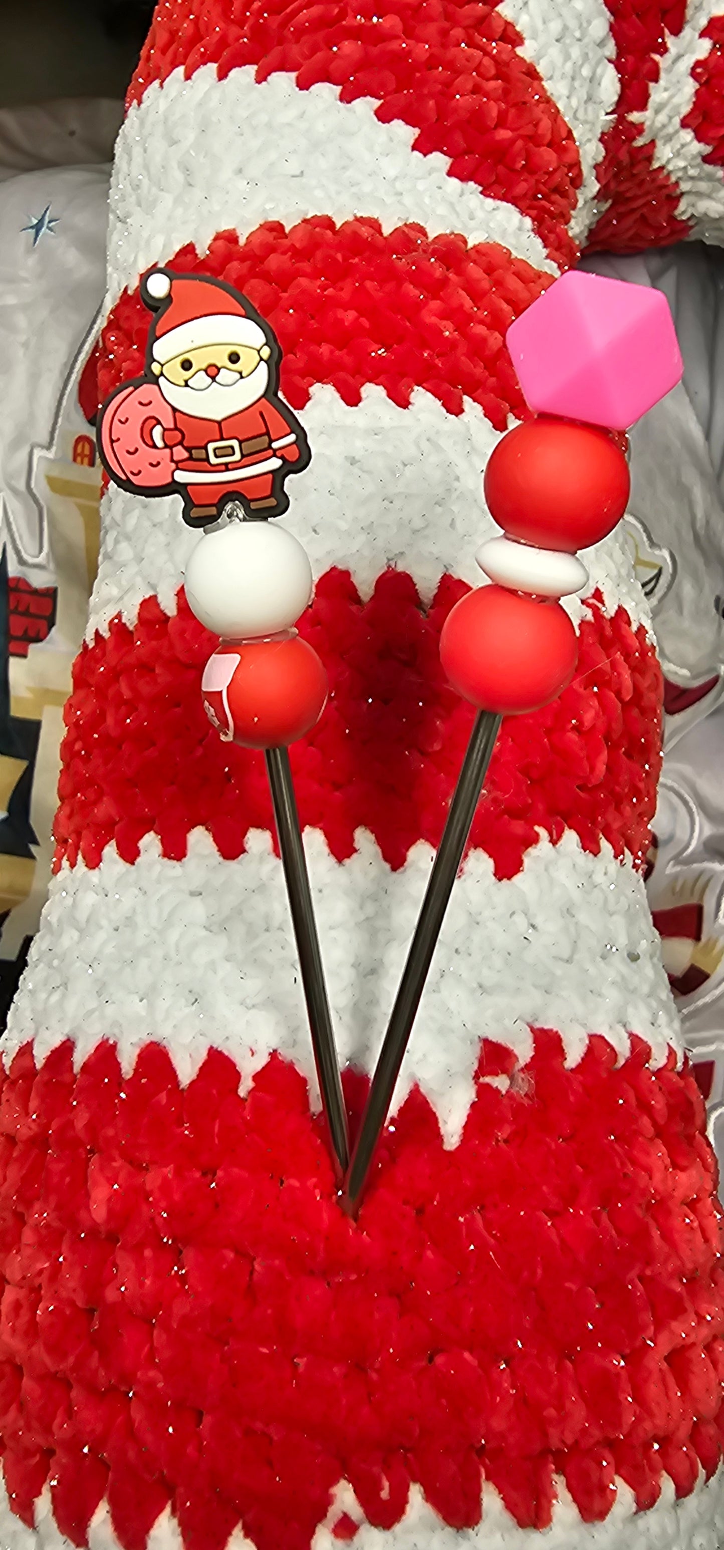 Weihnachtliche Amigurumisticks ๐๐