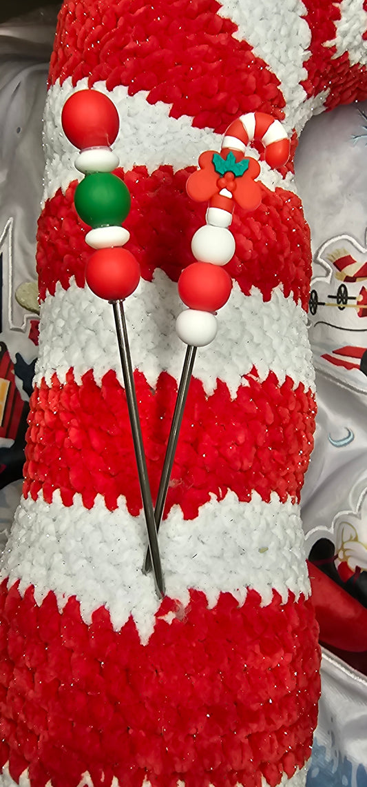Weihnachtliche Amigurumisticks 🎄🎅