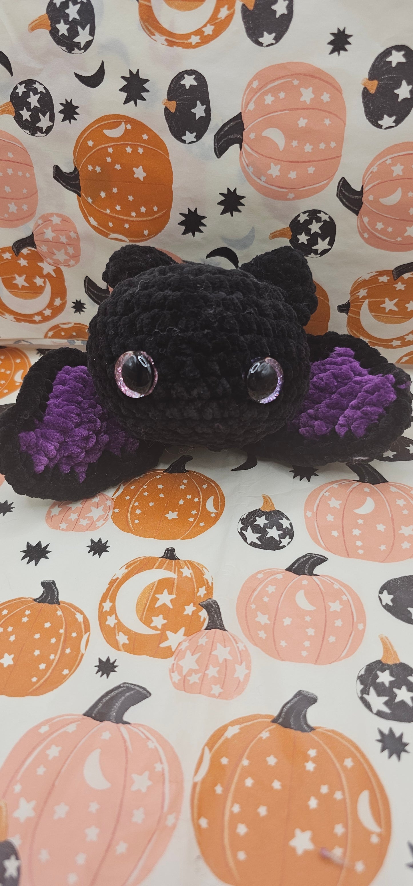 Fledermaus Schwarz mit Glitzeraugen 🦇