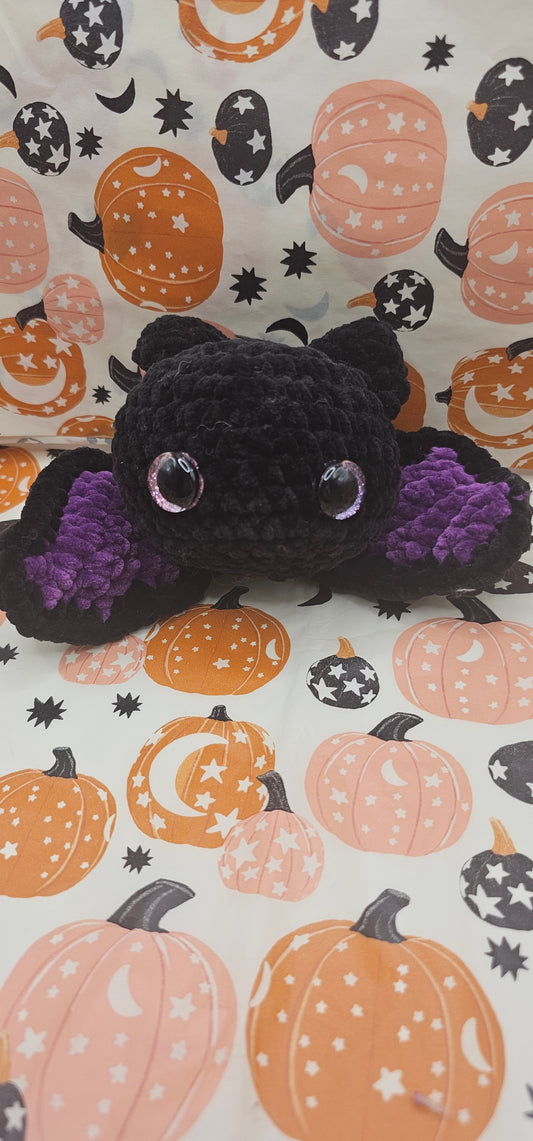 Fledermaus Schwarz mit Glitzeraugen 🦇