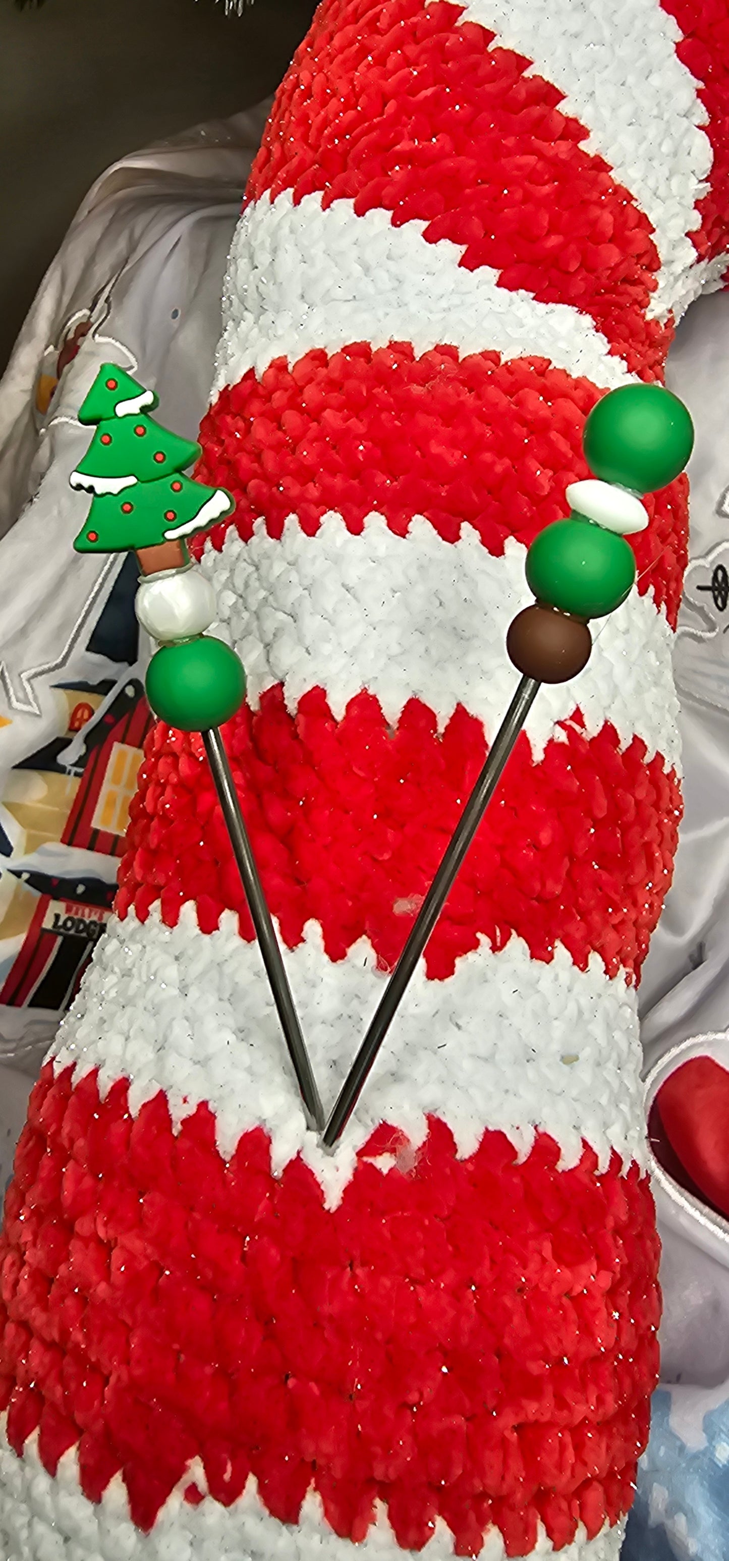 Weihnachtliche Amigurumisticks 🎄🎅