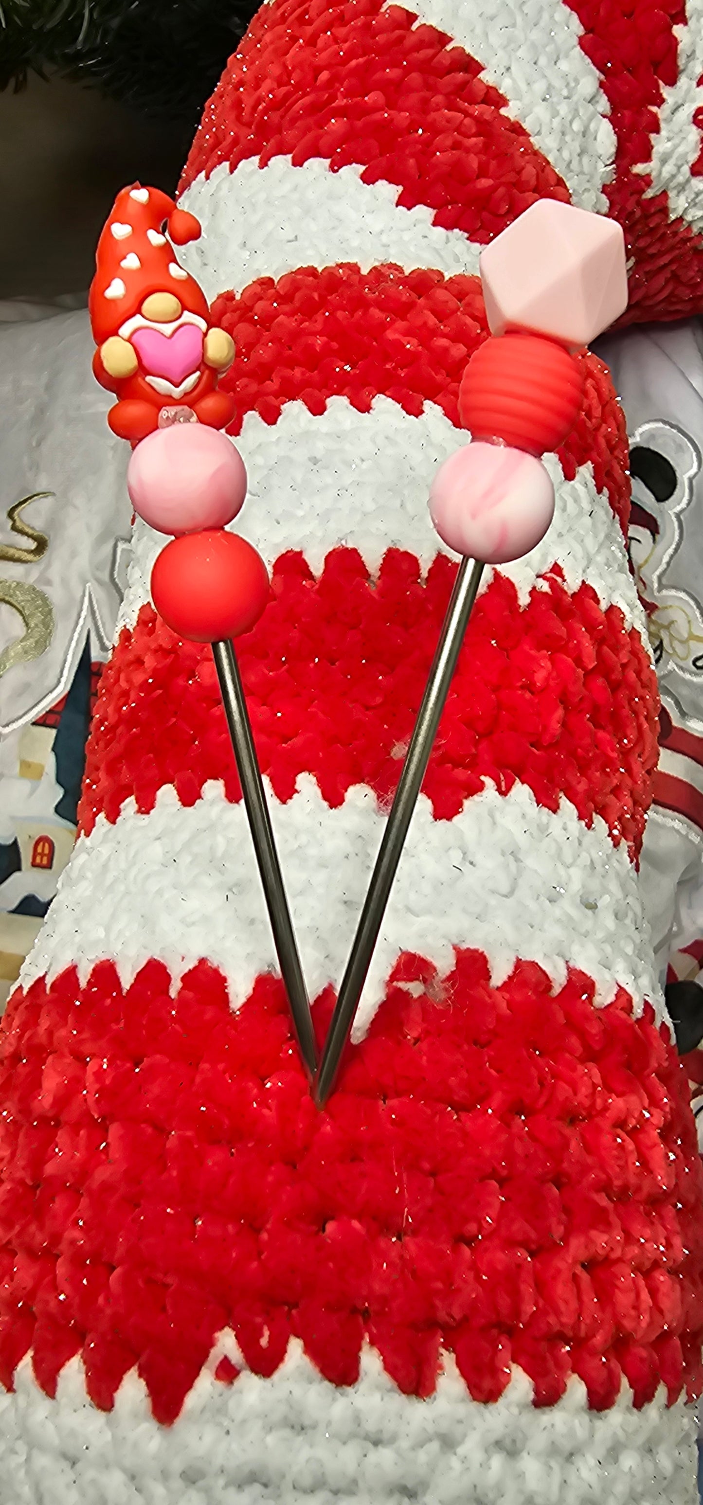 Weihnachtliche Amigurumisticks 🎄🎅