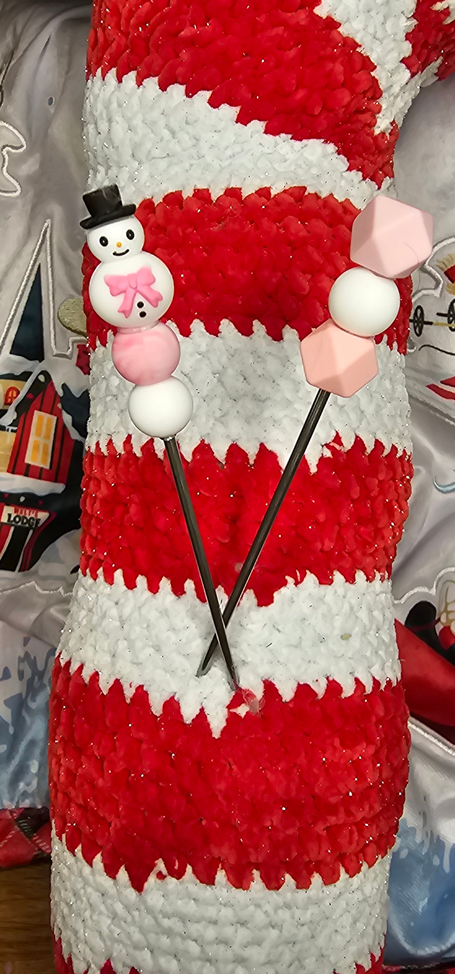 Weihnachtliche Amigurumisticks 🎄🎅
