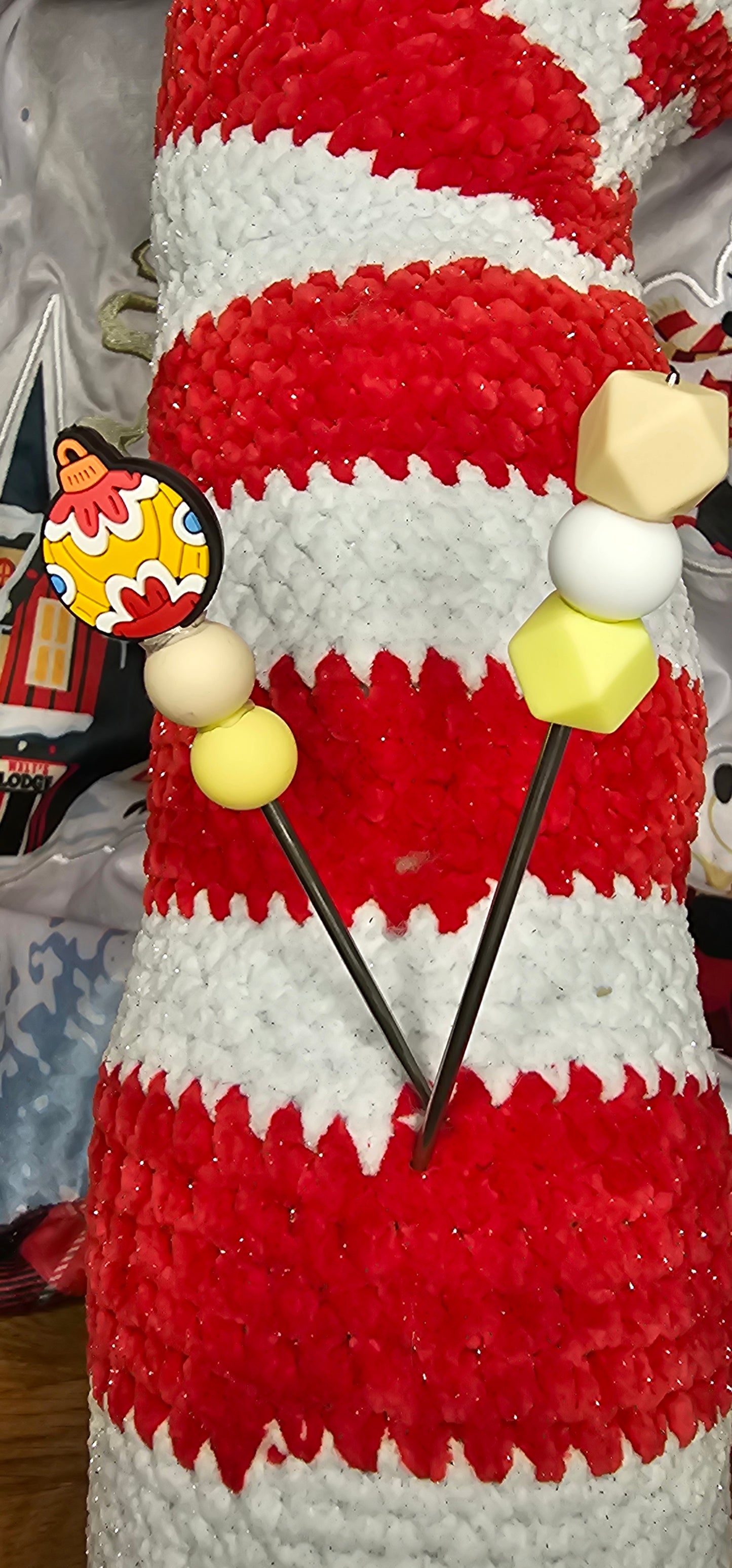Weihnachtliche Amigurumisticks 🎄🎅